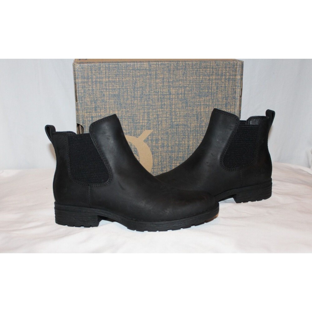 Born Women's Cove Waterproof Leather Chelsea Boots Black NIB SZ 7.5 $175